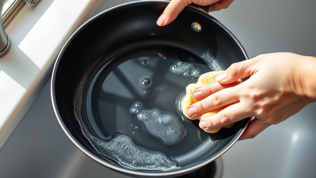 calphalon skillet cleaning instructions