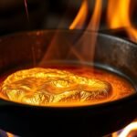 can you melt gold