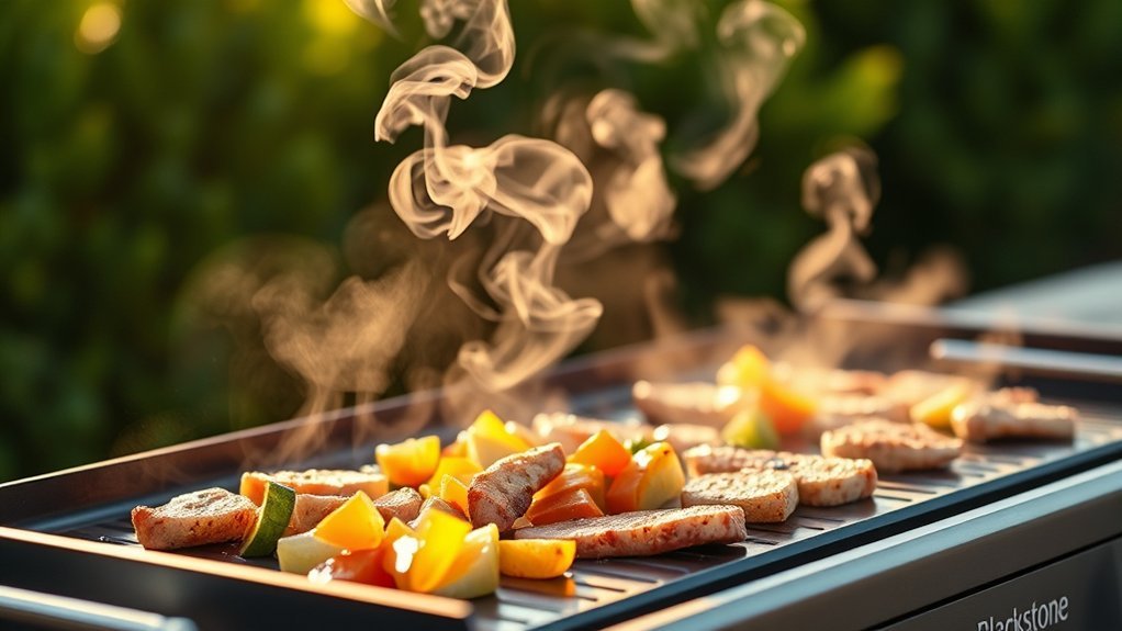 can you smoke blackstone griddle