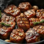 cast iron steak bites instructions