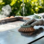cleaning an outdoor griddle tips
