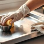 cleaning and seasoning a flat top griddle regularly