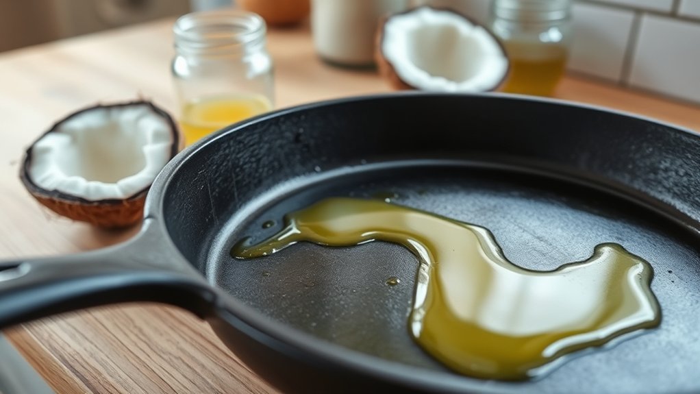 coconut oil for cast iron