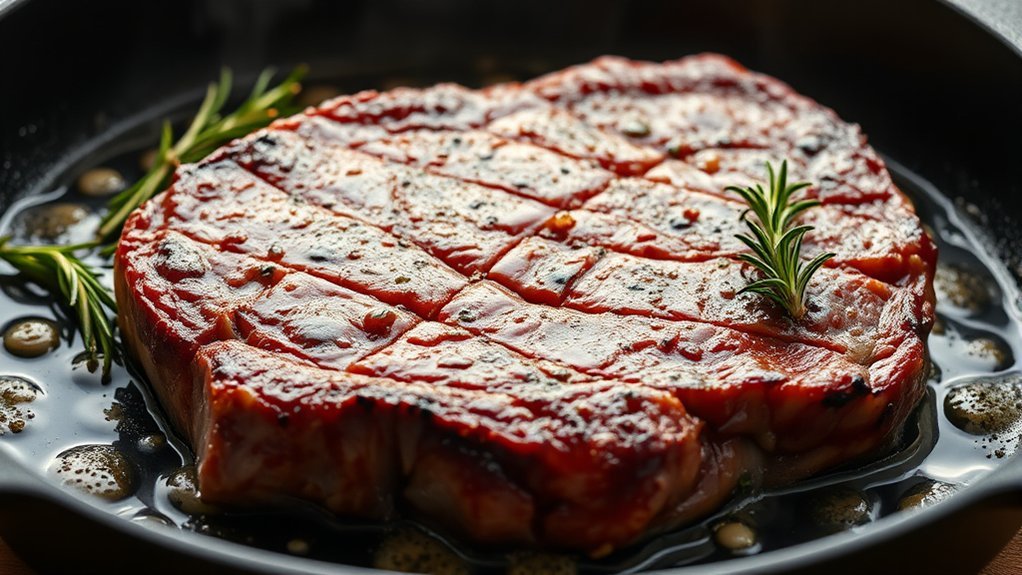 cook ribeye in skillet