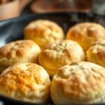 cooking canned biscuits in an electric skillet