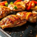 cooking chicken on a blackstone griddle