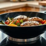 cooking vessel guide skillet usage