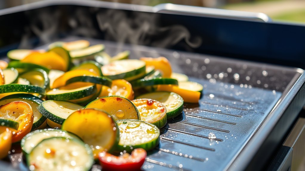 griddled zucchini and squash instructions