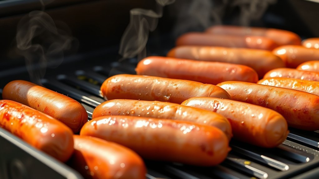 hot dogs on blackstone griddle