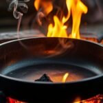 how to heat and season skillet
