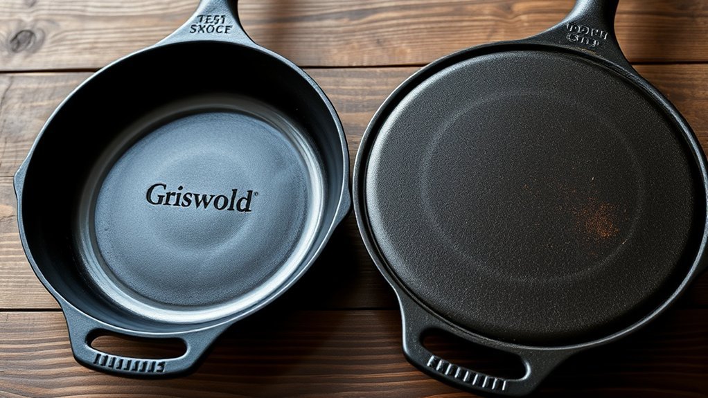 how to spot counterfeit griswold skillets