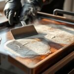 how to strip reseason blackstone griddle