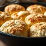 making biscuits in cast iron skillet