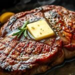 new york steak in cast iron