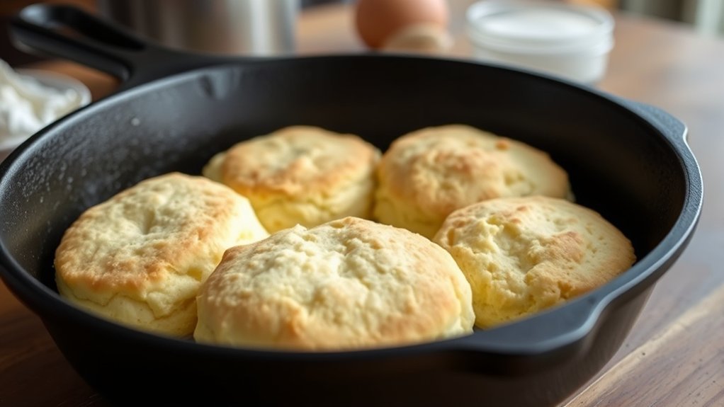 pillsbury biscuits in skillet