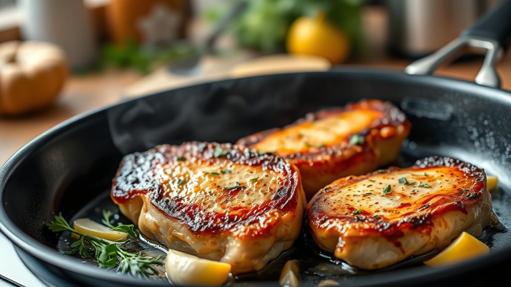 pork chops in electric skillet