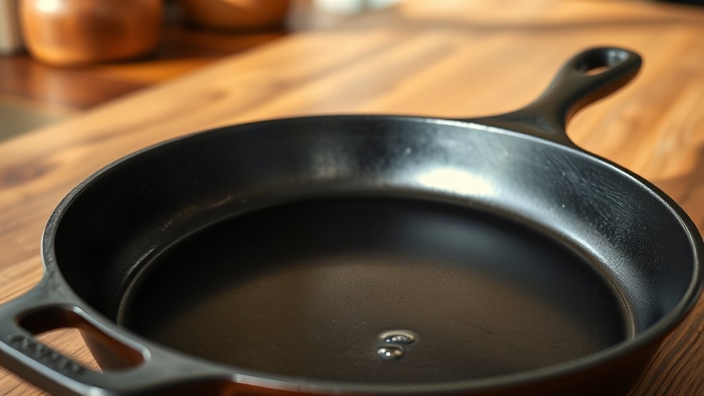 pre seasoned cast iron skillet ready