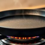 preheat the griddle before cooking