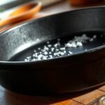 salt for seasoning cast iron skillet