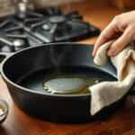 seasoning a new cast iron skillet steps