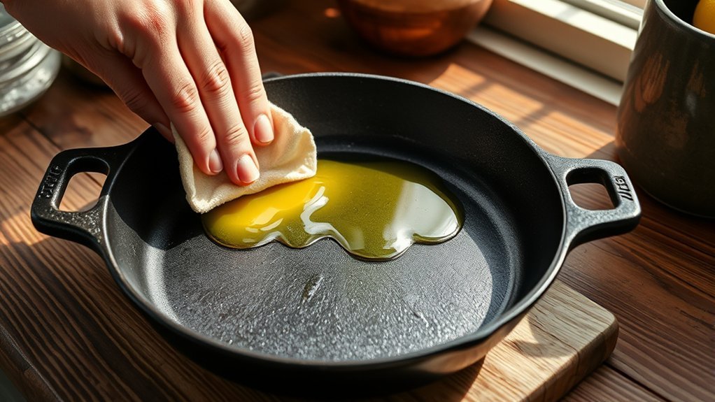 seasoning an iron skillet video guide