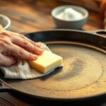 seasoning and cleaning griddle properly
