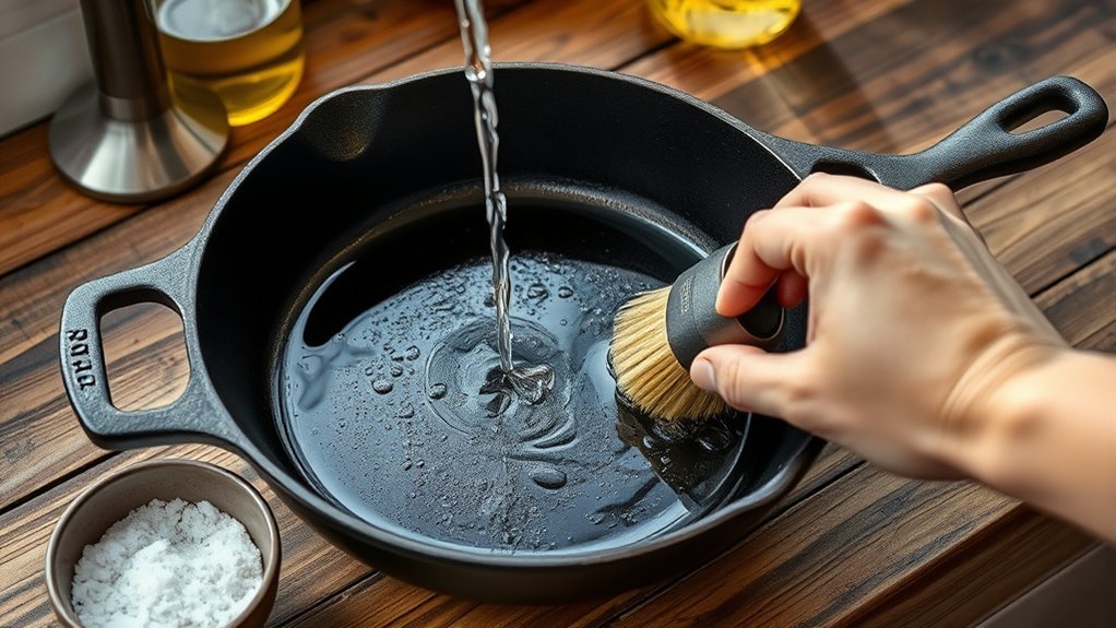 seasoning cleaning and heat maintenance