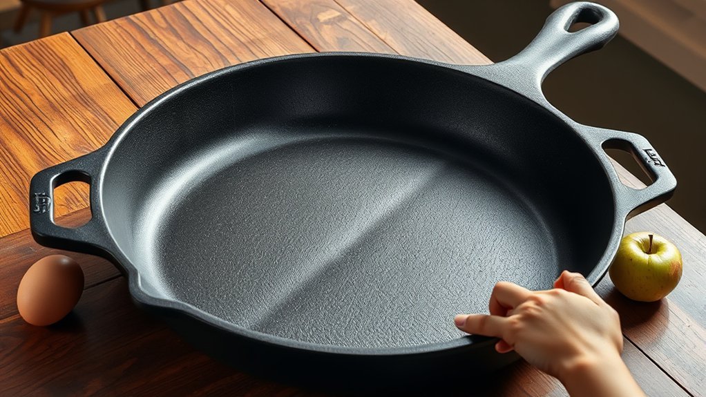 size of a large skillet