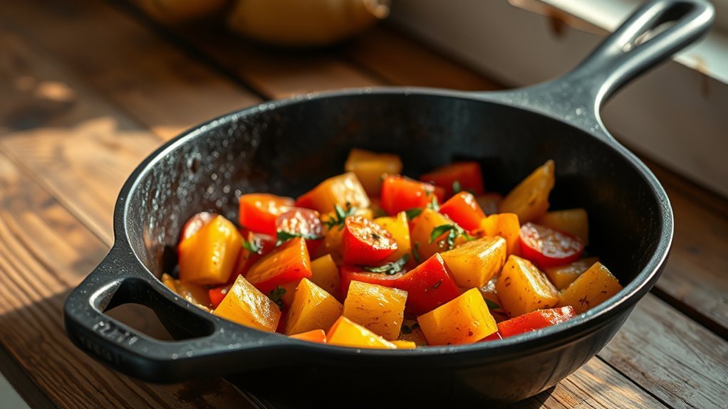 storing food in cast iron
