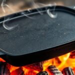 using cast iron griddle grill compatible