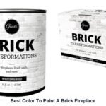 best color to paint a brick fireplace