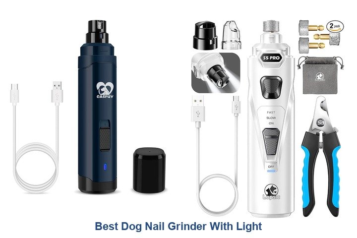 best dog nail grinder with light
