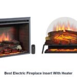 best electric fireplace insert with heater
