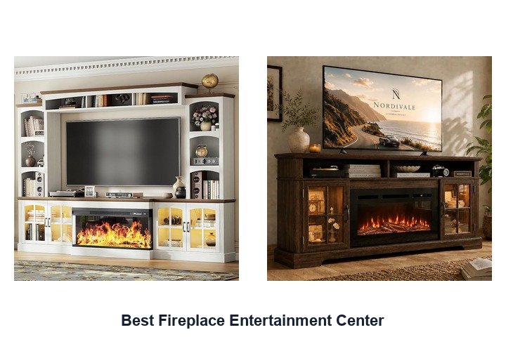 best fireplace entertainment center