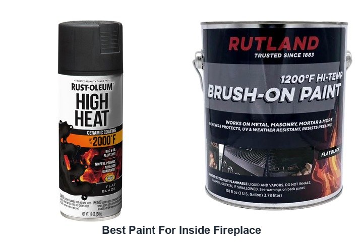 best paint for inside fireplace