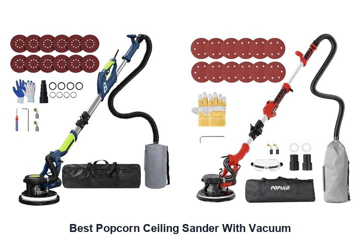 best popcorn ceiling sander with vacuum