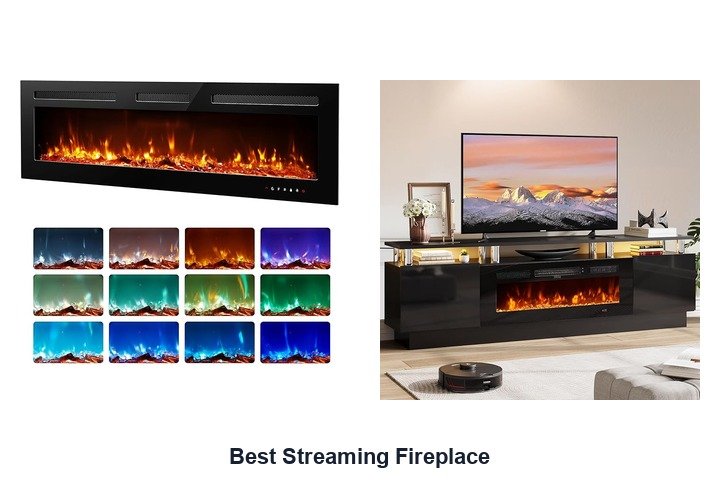 best streaming fireplace