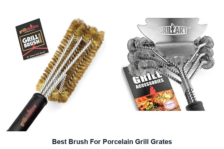 best brush for porcelain grill grates