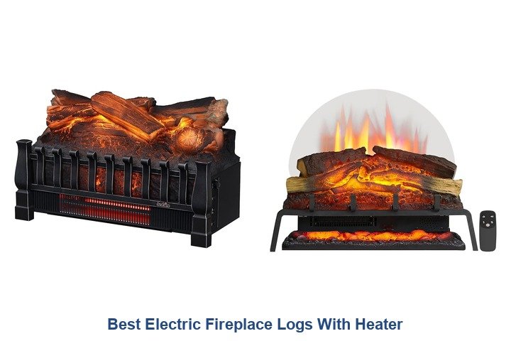 best electric fireplace logs with heater