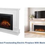 best freestanding electric fireplace with mantel