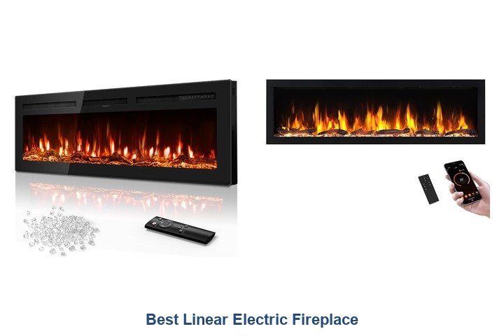 best linear electric fireplace