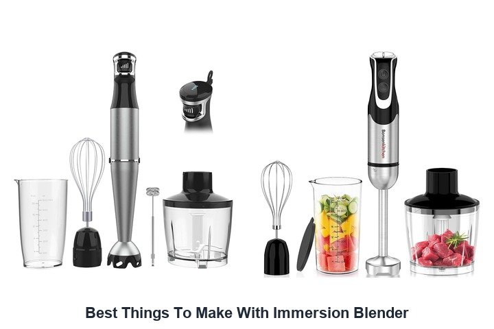 best things to make with immersion blender