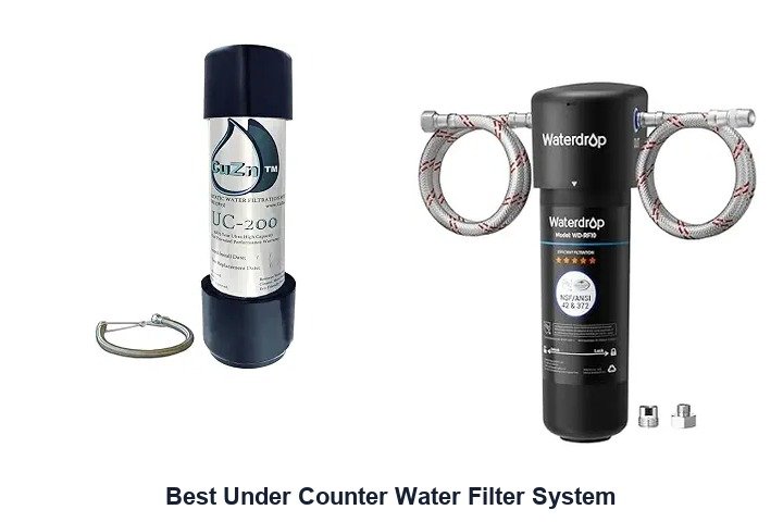 best under counter water filter system